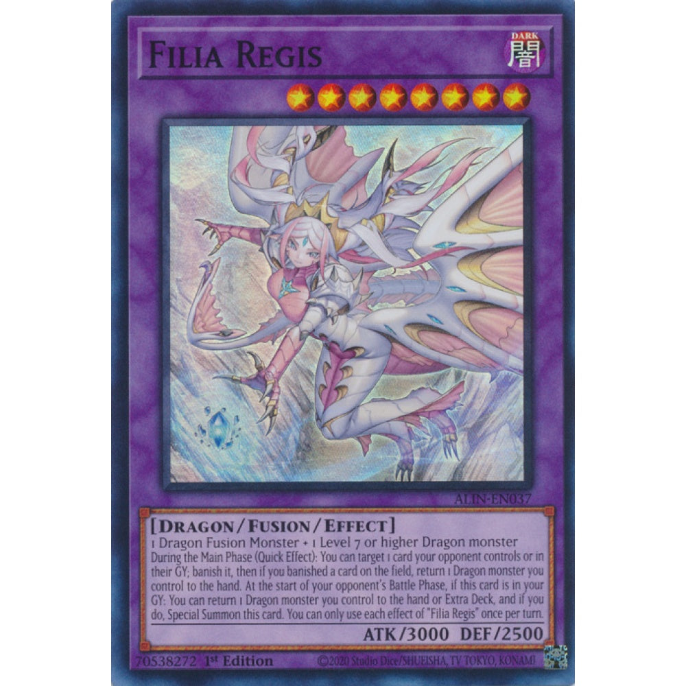 Filia Regis ALIN-EN037 Super Super Rare Yu-Gi-Oh Alliance Insight in Art