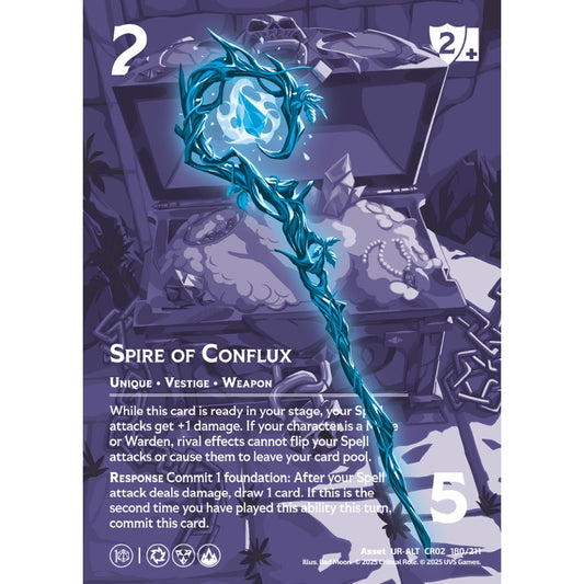 Spire of Conflux, 180/211, CR02, Universus, Critical Role: Heroes Of Exandria, Asset, UR-ALT