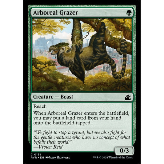 Arboreal Grazer common 131 Magic the Gathering Ravnica Remastered
