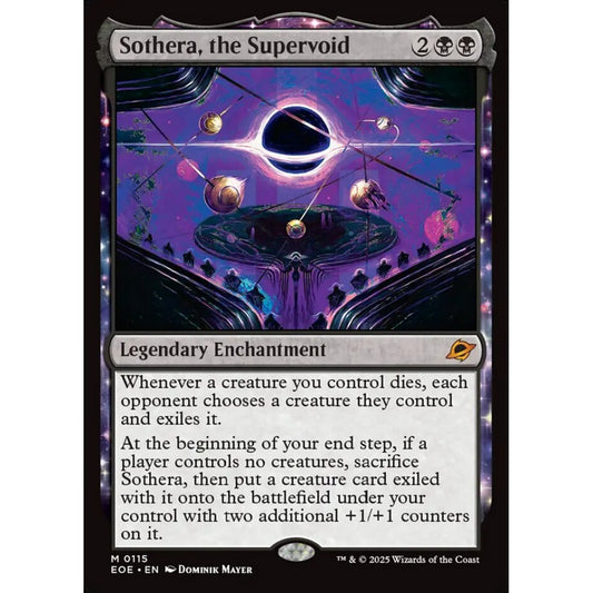 Sothera, the Supervoid mythic 115 Magic the Gathering Edge of Eternities