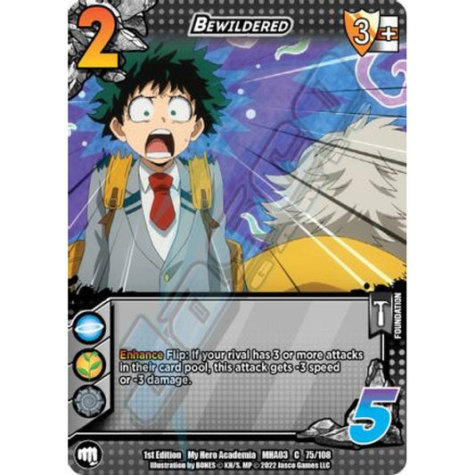Bewildered, 75/108, C, UniVersus, MHA03 Heroes Clash