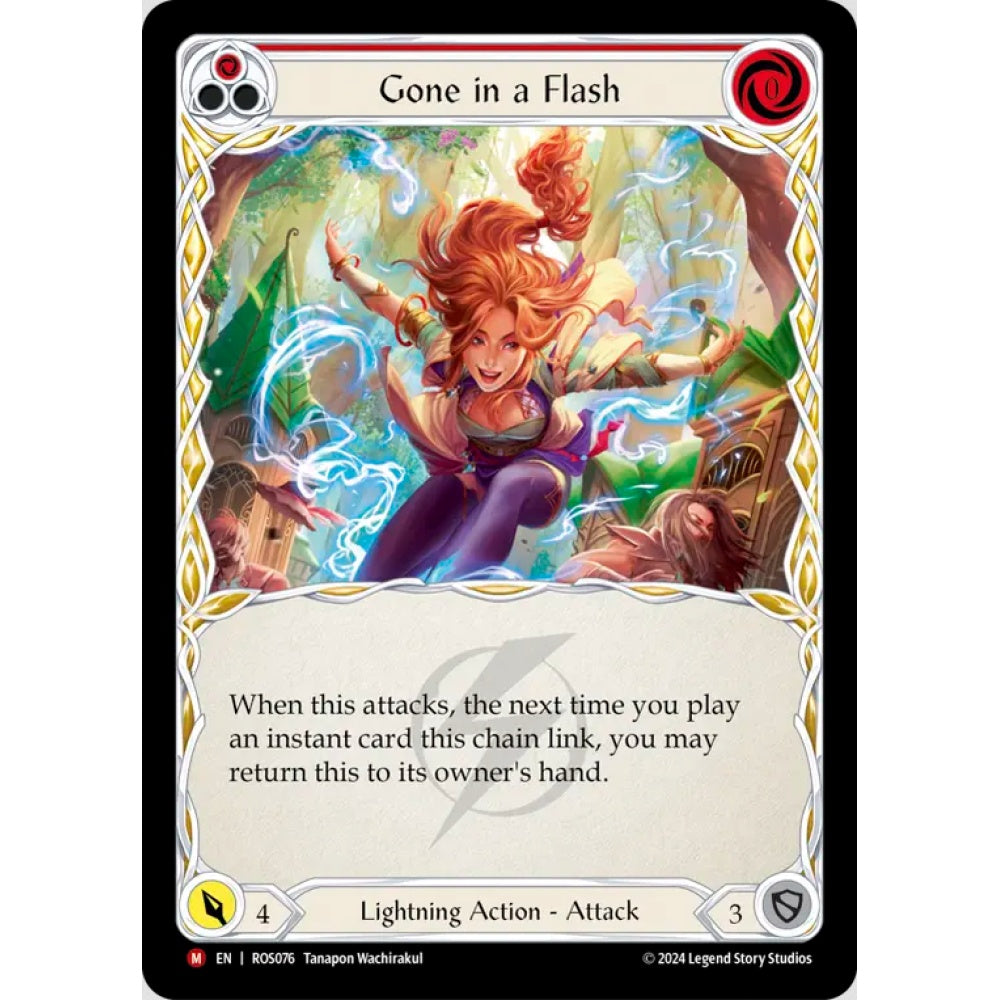 Gone in a Flash, ROS076, Majestic, Flesh and Blood, Rosetta