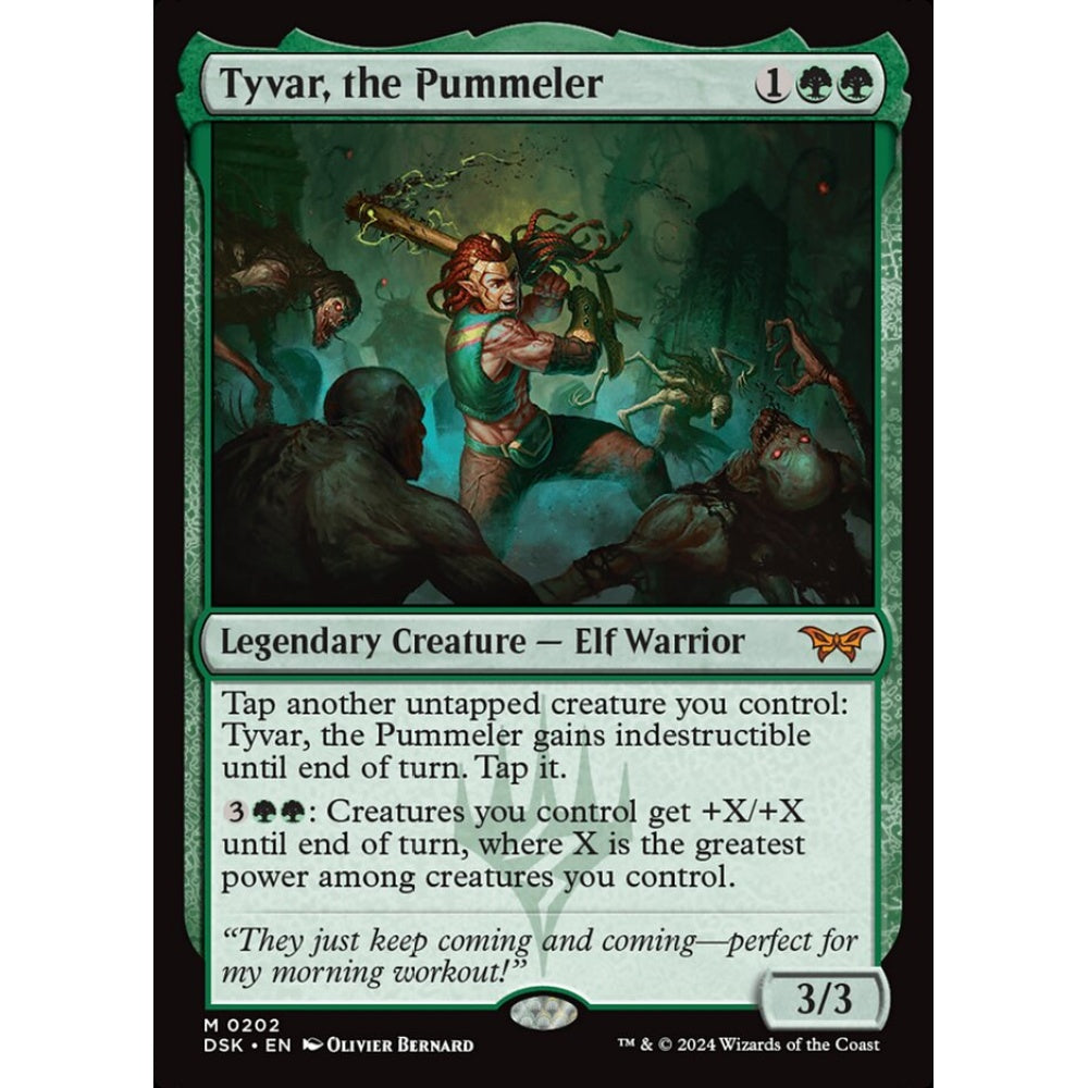 Tyvar, the Pummeler, 202, mythic, Magic: The Gathering, Duskmourn: House of Horror