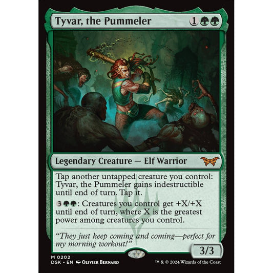 Tyvar, the Pummeler, 202, mythic, Magic: The Gathering, Duskmourn: House of Horror