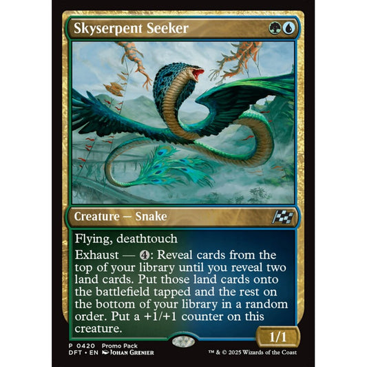 Skyserpent Seeker, 420, uncommon, Magic: The Gathering, Aetherdrift