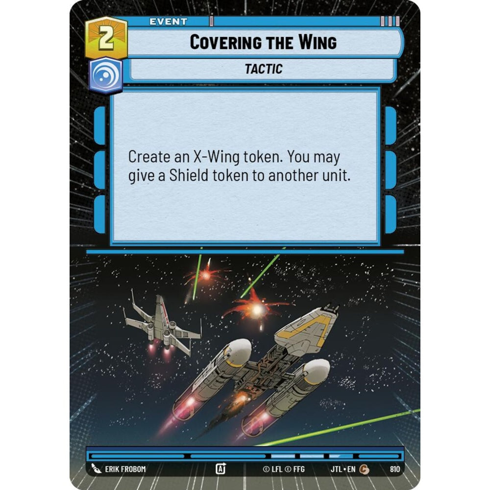 Covering the Wing, C, JTL 810) Hyperspace Foil, Star Wars Unlimited