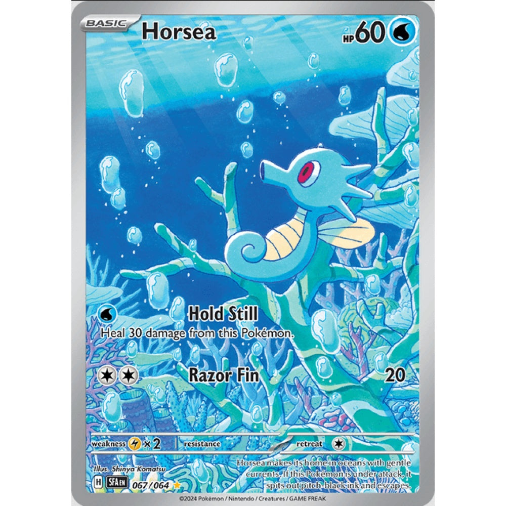 Horsea, 067/064, Art Rare, Pokemon, Shrouded Fable