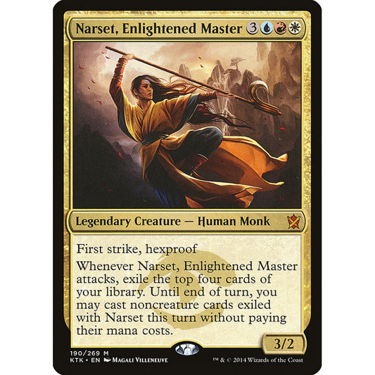 Narset, Enlightened Master mythic 190 Magic the Gathering Khans of Tarkir Japanese