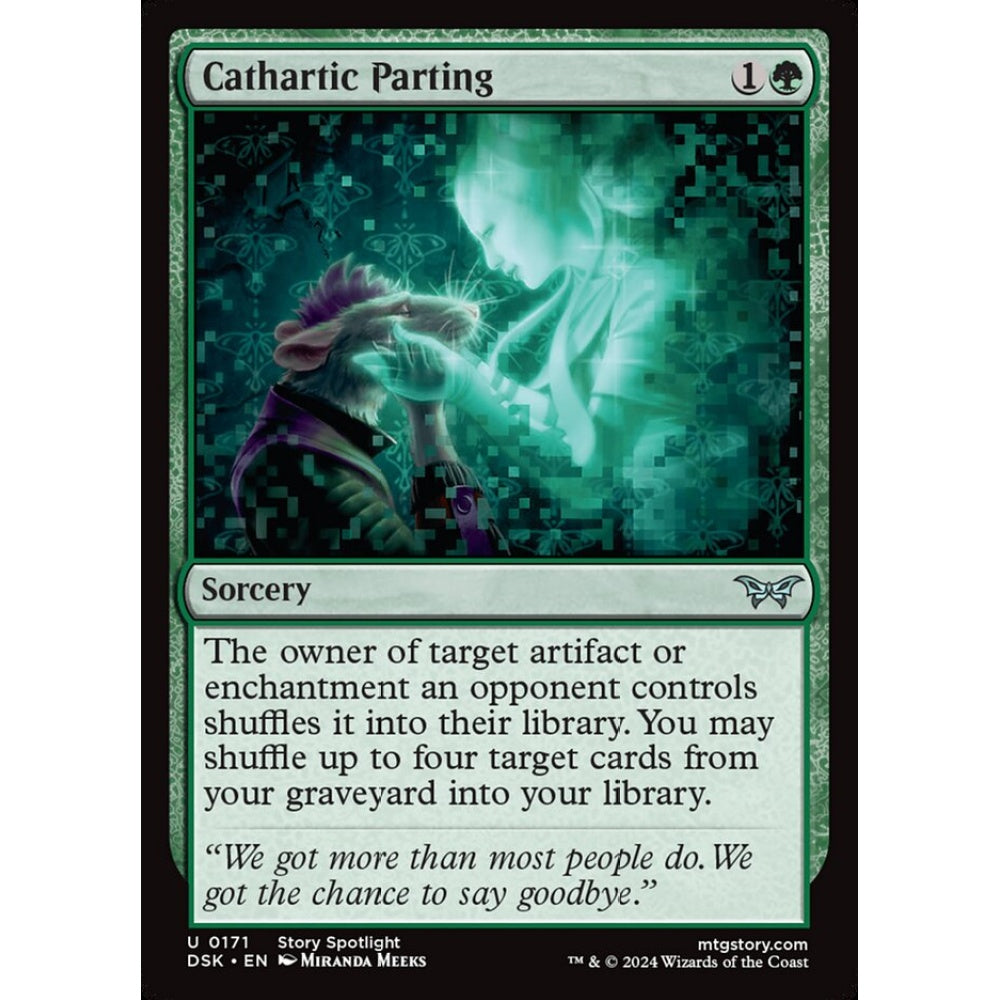 Cathartic Parting, 171, uncommon, Magic: The Gathering, Duskmourn: House of Horror