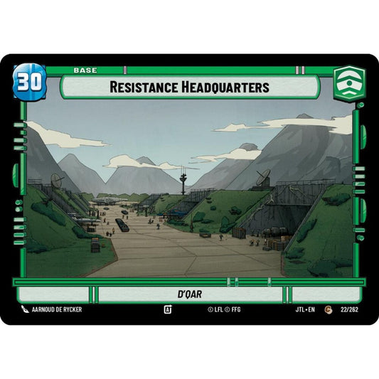 Resistance Headquarters, C, JTL 022), Star Wars Unlimited