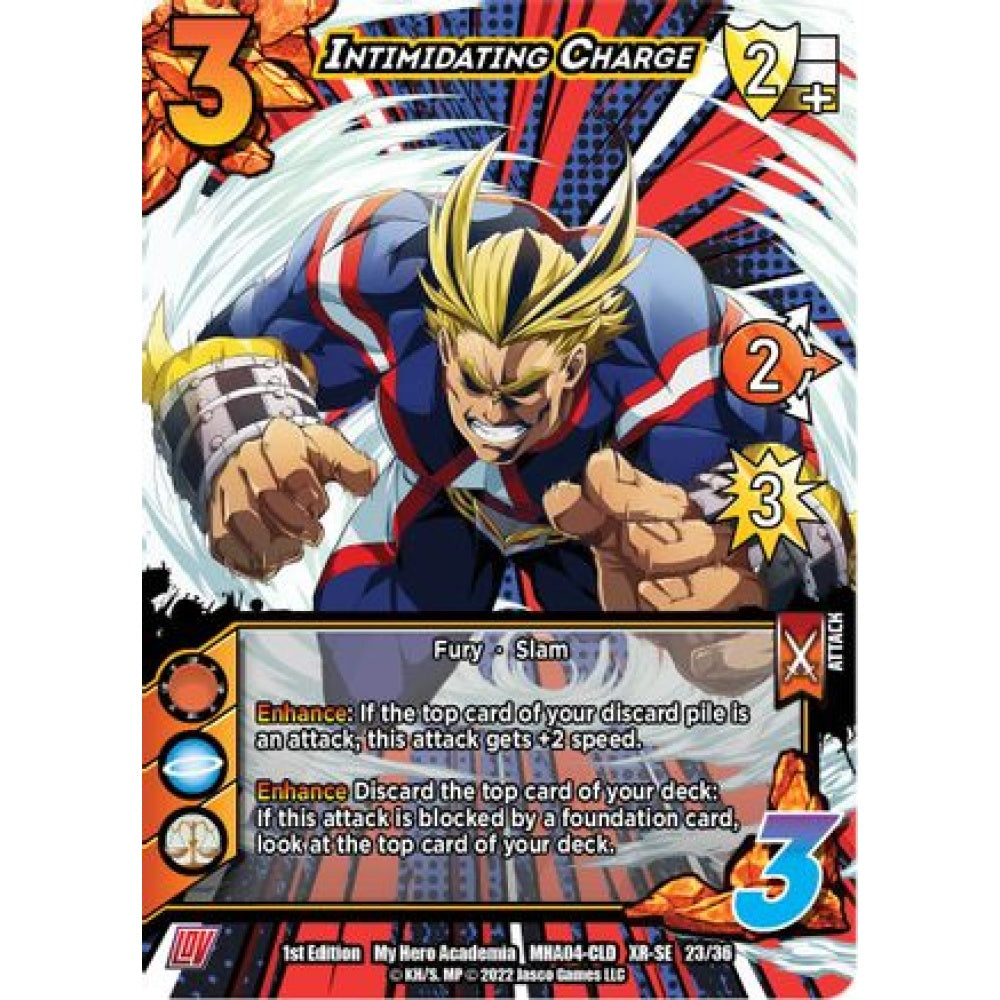 Intimidating Charge, 23/36, XR-SE, UniVersus, MHA04 League of Villains