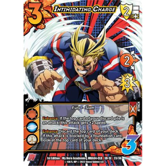 Intimidating Charge, 23/36, XR-SE, UniVersus, MHA04 League of Villains