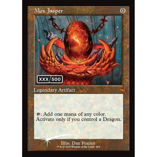 Mox Jasper mythic 419 Magic the Gathering Tarkir: Dragonstorm
