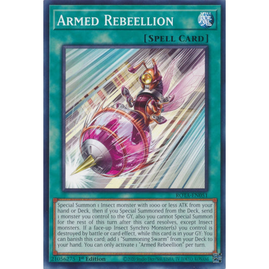 Armed Rebeellion ROTA-EN051 Common Common Yu-Gi-Oh Rage of the Abyss in Art