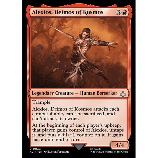 Alexios, Deimos of Kosmos uncommon 33 Magic the Gathering Assassin's Creed