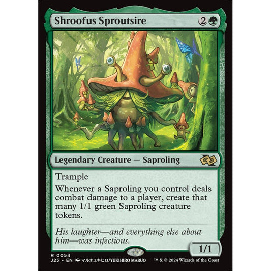 Shroofus Sproutsire, 54, rare, Magic: The Gathering, Foundations Jumpstart