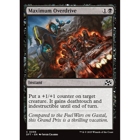 Maximum Overdrive, 96, common, Magic: The Gathering, Aetherdrift