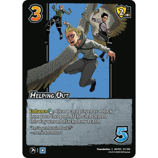 Helping Out 37/189 AOT03 Universus Attack on Titan: Apocalypse Foundation C