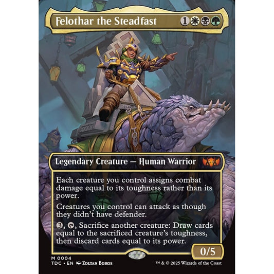 Felothar the Steadfast mythic 4 Magic the Gathering Tarkir: Dragonstorm Commander