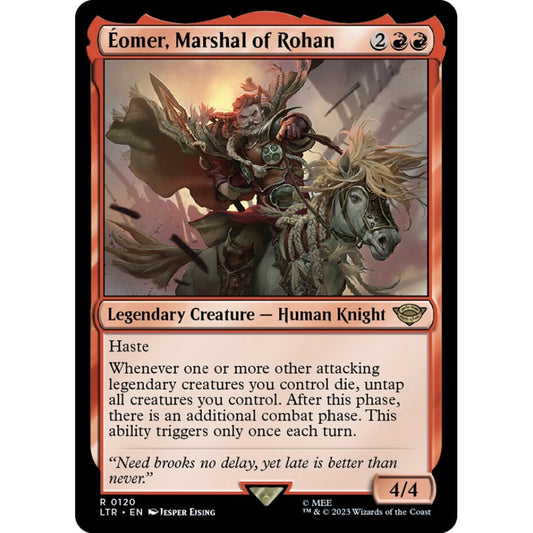 Éomer, Marshal of Rohan, rare, 120, Magic the Gathering, The Lord of the Rings: Tales of Middle-earth