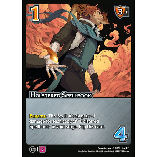 Holstered Spellbook, 44/211, CR02, Universus, Critical Role: Heroes Of Exandria, Foundation, C