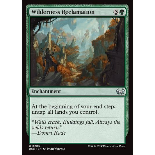 Wilderness Reclamation, 205, uncommon, Magic: The Gathering, Duskmourn: House of Horror