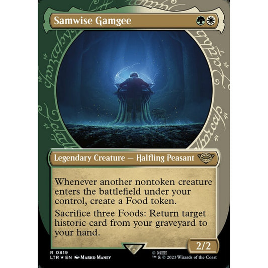 Samwise Gamgee, rare, 819, Magic the Gathering, The Lord of the Rings: Tales of Middle-earth