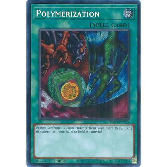 Polymerization (A) (Alternate Art) (Secret Rare) RA03-EN051 Secret Yu-Gi-Oh Quarter Century Bonanza