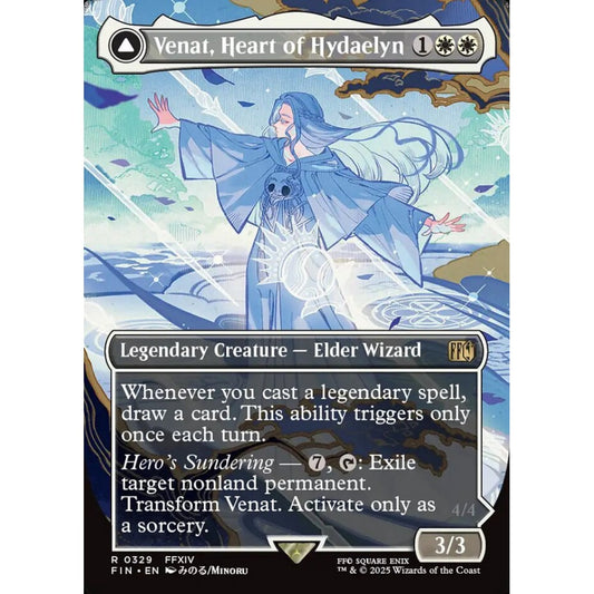 Venat, Heart of Hydaelyn // Hydaelyn, the Mothercrystal rare 329 Magic the Gathering Final Fantasy