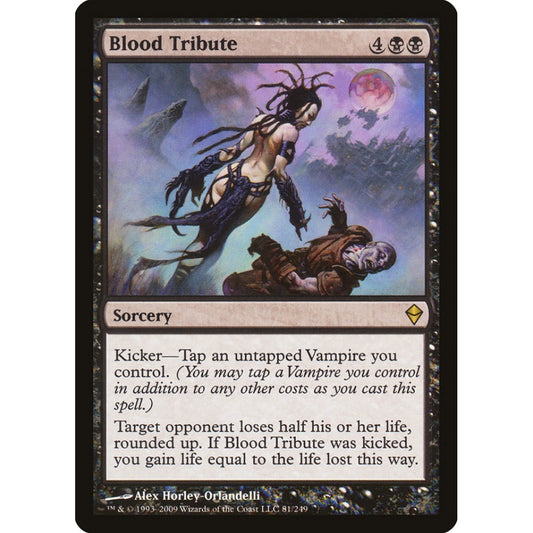 Blood Tribute rare 81 Magic the Gathering Zendikar