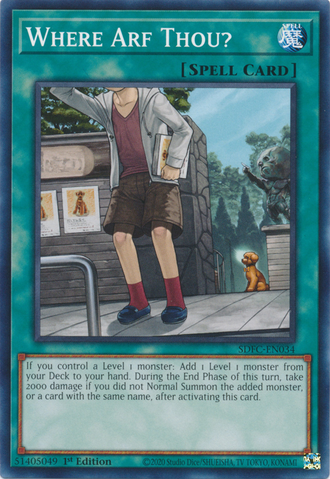 Where Arf Thou? JUSH-EN028 Rare Rare Yu-Gi-Oh Justice Hunters in Art