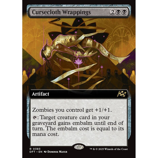 Cursecloth Wrappings, 383, rare, Magic: The Gathering, Aetherdrift