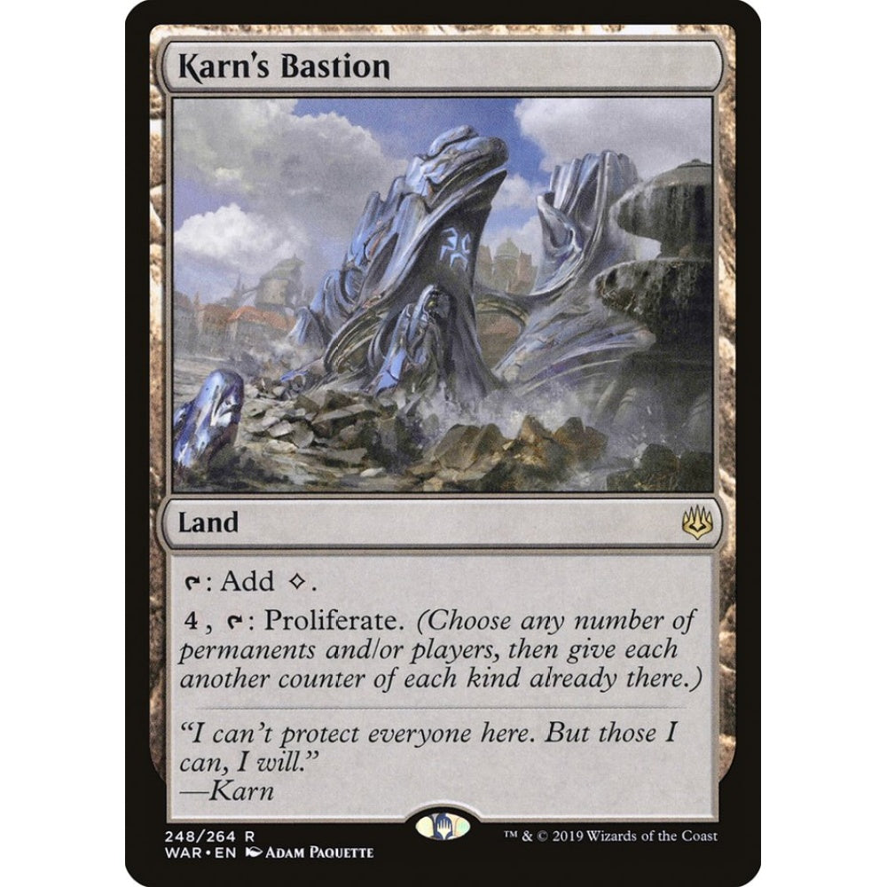 Karn's Bastion rare 248 Magic the Gathering War of the Spark