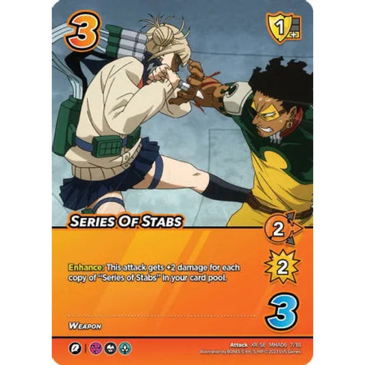 Series Of Stabs, 7/18, XR-SE, UniVersus, MHA06 Jet Burn