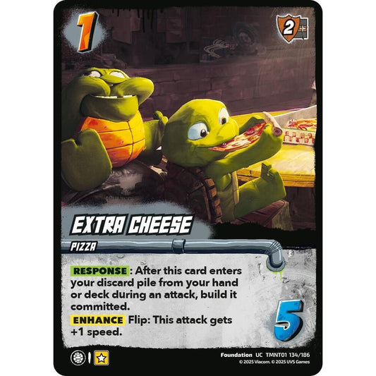 Extra Cheese 134/186 TMNT01 Universus Teenage Mutant Ninja Turtles Foundation UC