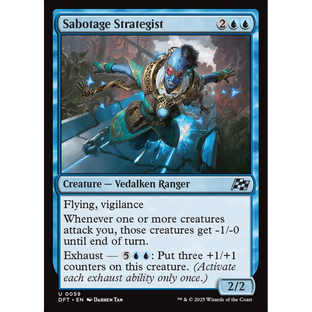 Sabotage Strategist, 59, uncommon, Magic: The Gathering, Aetherdrift