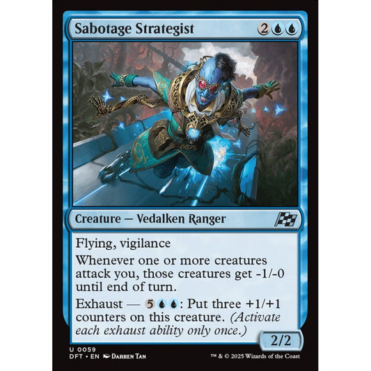 Sabotage Strategist, 59, uncommon, Magic: The Gathering, Aetherdrift