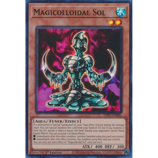 Magicolloidal Sol INFO-EN081 Super Super Rare Yu-Gi-Oh The Infinite Forbidden in Art