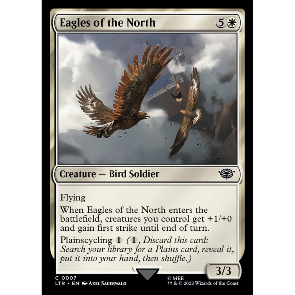 Eagles of the North, common, 7, Magic the Gathering, The Lord of the Rings: Tales of Middle-earth