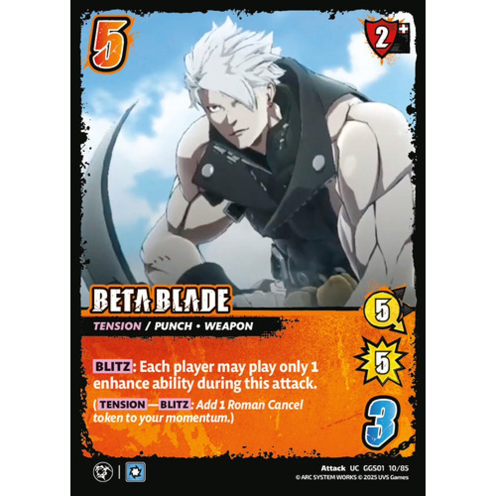 Beta Blade 10/85 Universus Card Game Guilty Gear -Strive- UC Non-Foil
