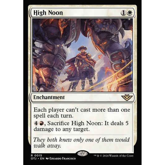 High Noon, 15, rare, Magic: The Gathering, Outlaws of Thunder Junction