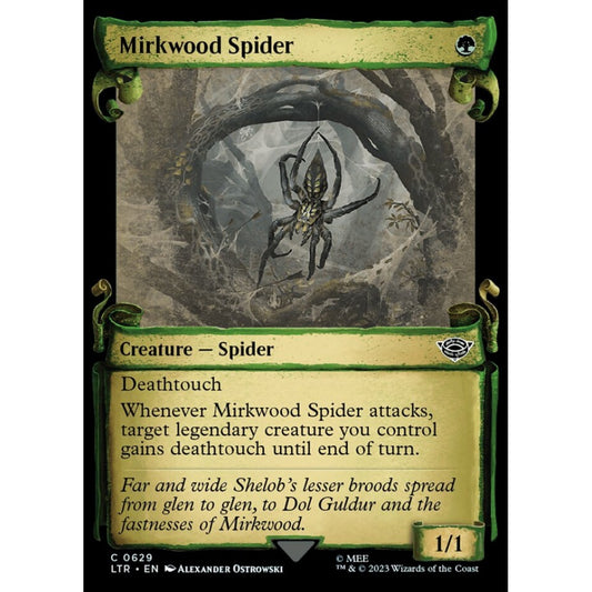 Mirkwood Spider, common, 629, Magic the Gathering, The Lord of the Rings: Tales of Middle-earth