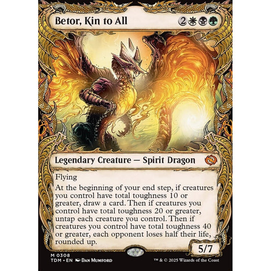 Betor, Kin to All mythic 308 Magic the Gathering Tarkir: Dragonstorm