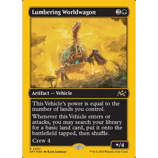 Lumbering Worldwagon, 467, rare, Magic: The Gathering, Aetherdrift