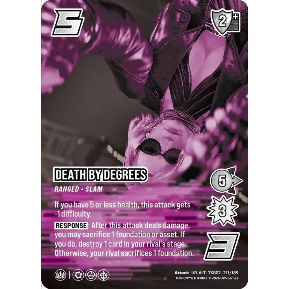 Death by Degrees 211/185 TK802 Universus Tekken 8 Attack UR-ALT