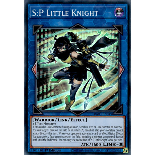 S:P Little Knight RA03-EN049 Ultimate Ultimate Rare Yu-Gi-Oh Quarter Century Bonanza in Art