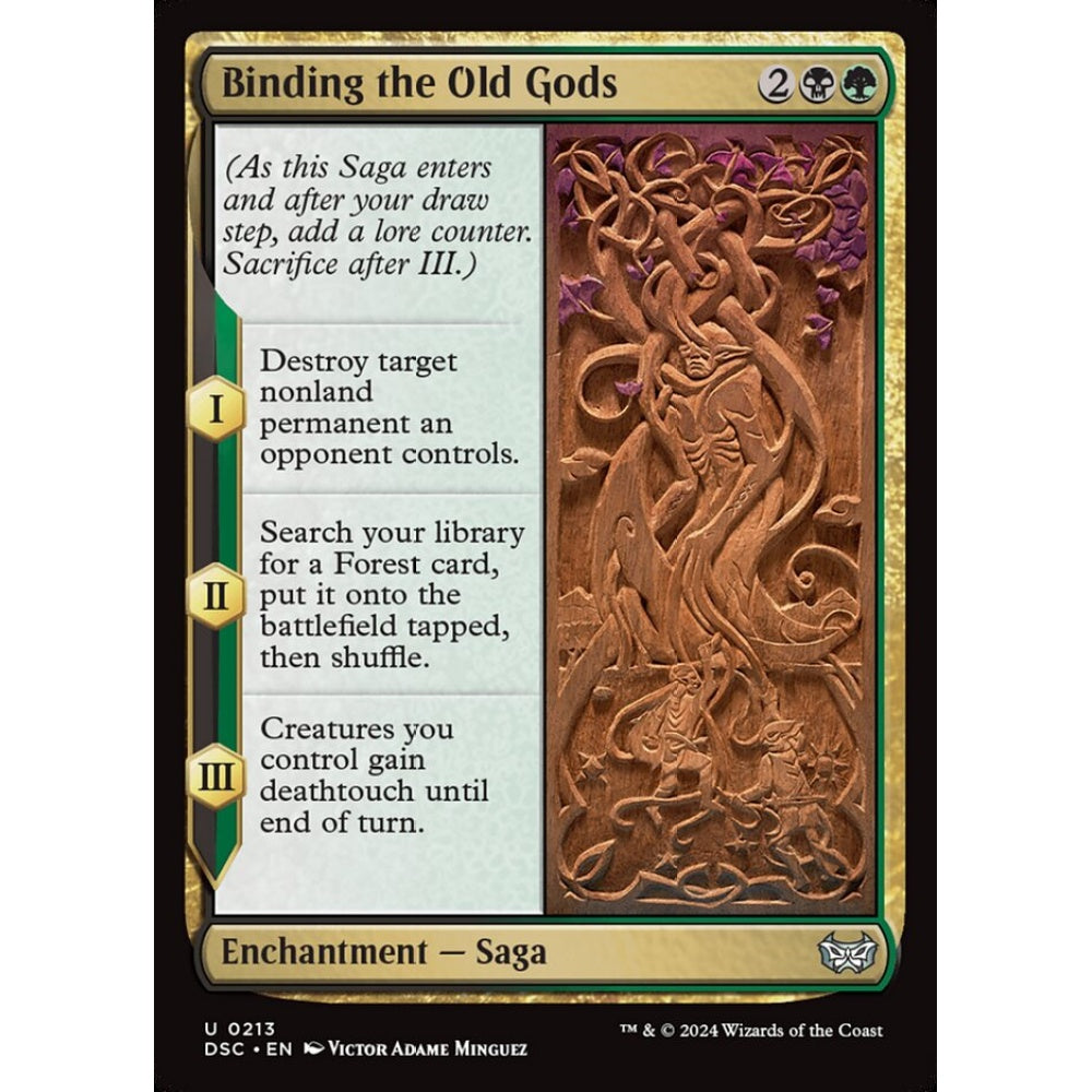 Binding the Old Gods, 213, uncommon, Magic: The Gathering, Duskmourn: House of Horror