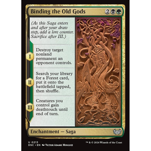 Binding the Old Gods, 213, uncommon, Magic: The Gathering, Duskmourn: House of Horror