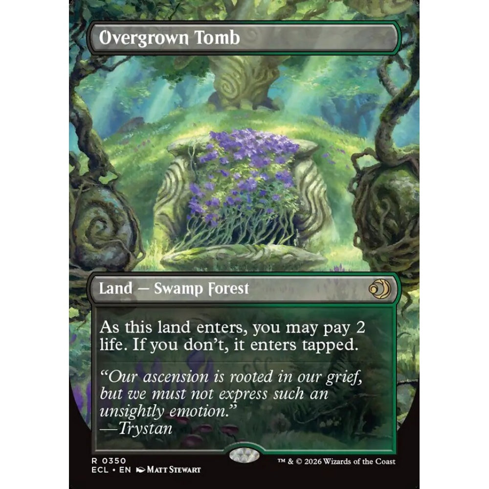 Overgrown Tomb // Overgrown Tomb rare 350 Magic the Gathering Lorwyn Eclipsed