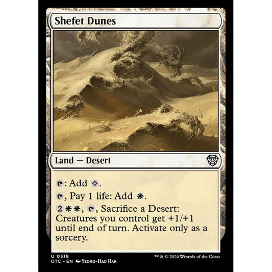 Shefet Dunes, 318, uncommon, Magic: The Gathering, Outlaws of Thunder Junction